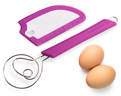 Breadsmart Brotkunsthandwerker Brotschneebesen und Schaber Duo - Unverzichtbare Brot-Mischwerkzeuge - Hochwertige Brotherstellungs-Utensilien von Breadsmart