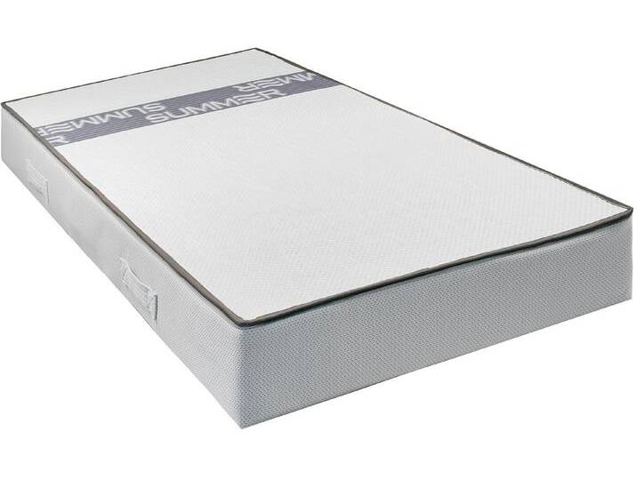 Taschenfederkernmatratze BRECKLE Smartsleep 6000 , weiß, B:100cm H:26cm L:200cm, Bezug (oben): 55% Polyester, 45% Polyethylen. Bezug (unten): 100% Polyester. Steppfüllung: 100% Polyester, Matratzen, Matratze in 90x200 cm und weiteren Größen, Federkernmatratze von Breckle