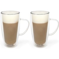 BREDEMEIJER Latte Macchiato/Cappuccinoglas Duo 400ml doppelwandig 2er Set von Bredemeijer