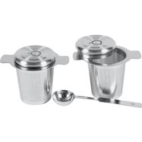 BREDEMEIJER Teefilter mit Teemaßlöffel Edelstahl 2er Set BREDEMEIJER Teefilter mit Teemaßlöffel Edelstahl 2er Set von Bredemeijer