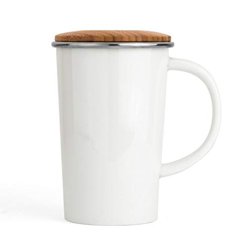 Bredemeijer Tee-Becher 400 ml weiß Bamboo von Bredemeijer