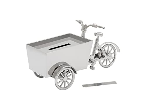 Bredemeijer Spardose Lastenfahrrad silbrig, Silberfarben Bredemeijer Spardose Lastenfahrrad silbrig, Silberfarben von Zilverstad
