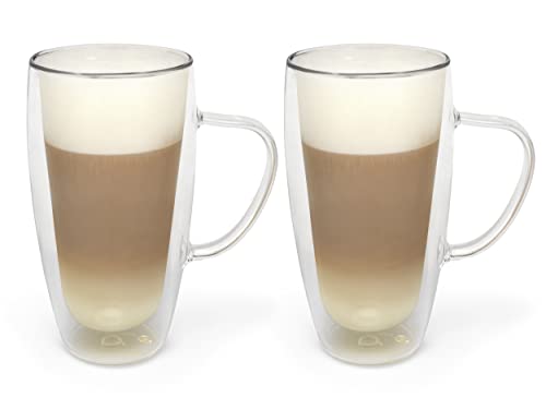 Bredemeijer doppelwandige Cappuccinogläser Set 400 ml 2-teilig von Bredemeijer