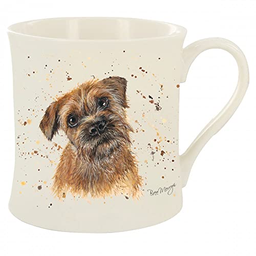 Bree Merryn Tasse aus feinem Porzellan, Buddy Border Terrier, 8,5 x 8 cm von Bree Merryn