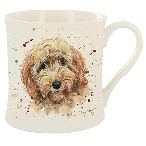 Bree Merryn Tee-/Kaffee-Tasse aus feinem Porzellan, Motiv: Cockapoo, 8,5 x 8 cm von Bree Merryn