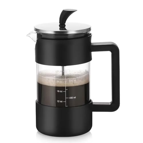 Breeshy 1000ML French Kaffeemaschine mit Edelstahlfilter, Perfekt f¨¹r Cold Brew & Handaufbr¨¹hen, Unverzichtbar f¨¹r die K¨¹che von Breeshy