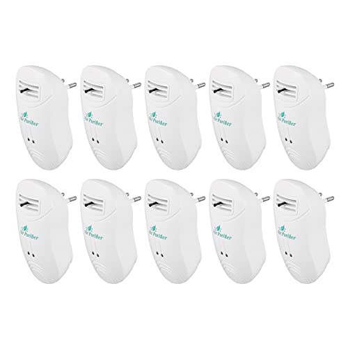 Breeshy 10X Ionisator Luft Reiniger für Zu Hause Negative Ionen Generator Luft Reiniger Entfernen Formaldehyd Reinigung Zu Hause Raum Deodorant Eu Stecker von Breeshy