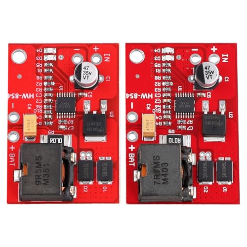 Breeshy 2 Stück CN3722 12 V Solarpanel-Controller MPPT Solarcontroller mit doppelter Statusanzeige für Li-Ionen-Akkus von Breeshy