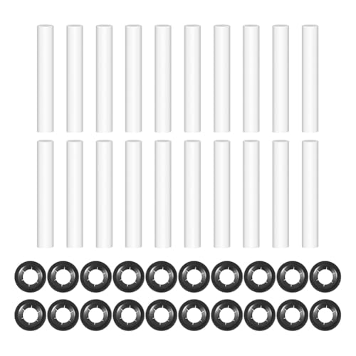 Breeshy 20 Sets Muffen für Garagentorscharnier, 11 mm Innendurchmesser, 80 mm Länge, Muttern, Baumrollen, Dichtungen für Autos, Wohnmobile, Garage Breeshy 20 Sets Muffen für Garagentorscharnier, 11 mm Innendurchmesser, 80 mm Länge, Muttern, Baumrollen, Dichtungen für Autos, Wohnmobile, Garage von Breeshy