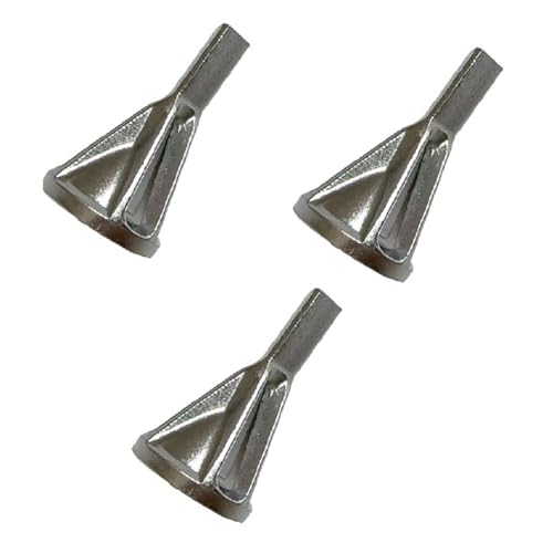 Breeshy 3 Stück dreieckiger Griff, Länge 18 mm, außer für Fräser, Schrauben, Polieren, Anfasen, Werkzeug, Durchmesser geeignet von 6 bis 19 mm, C von Breeshy