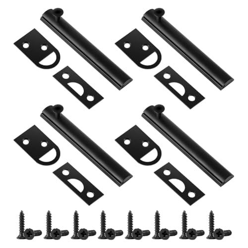 Breeshy 4er-Pack Schiebebolzen-Riegelschloss Riegel T¨¹rriegel f¨¹r Fl?chenb¨¹ndige oder Eingelassene T¨¹ren und Tore Schwarz Breeshy 4er-Pack Schiebebolzen-Riegelschloss Riegel T¨¹rriegel f¨¹r Fl?chenb¨¹ndige oder Eingelassene T¨¹ren und Tore Schwarz von Breeshy