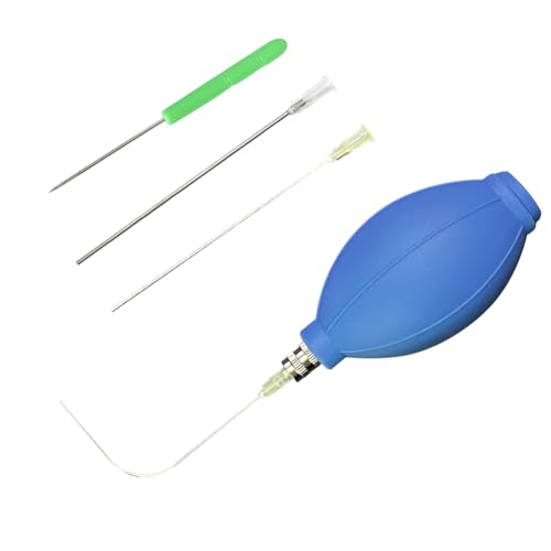 Breeshy Easter Egg Crafting Easy Blower und Bohrer, Ukrainische Dekorationsbedarf mit Einer Lochpumpe, Blaues Kit von Breeshy