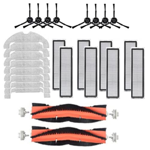 Breeshy Für Bot Z10 Pro L10 Plus Staubsauger-Set, Roboter-Staubsauger, Hauptbürste, Seitenbürste, Filter, Wischtuch von Breeshy