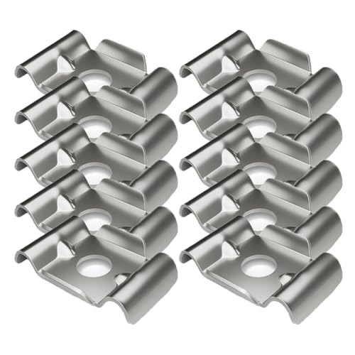 Breeshy Gartenqualit?t 10pcs V2A Butterfly Doppelstangen Mattenzaune f¨¹r Zuverl?ssige Halten von Breeshy