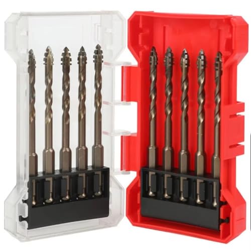 Breeshy Mauerbohrer-Set 10PCS Vierkant-Schraubendreher-Set mit Exzentrischem Bohrer f¨¹r Glas, Metall, Ziegel, Fliesen, Beton, Kunststoff und Breeshy Mauerbohrer-Set 10PCS Vierkant-Schraubendreher-Set mit Exzentrischem Bohrer f¨¹r Glas, Metall, Ziegel, Fliesen, Beton, Kunststoff und von Breeshy