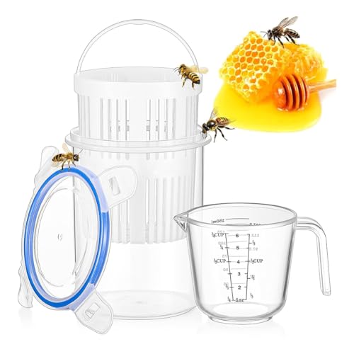 Breeshy Messbecher Auslaufsicher Varroa Einfache Überprüfung Unterstützt Imker Beim Einfachen Zählen und Überwachen von Breeshy