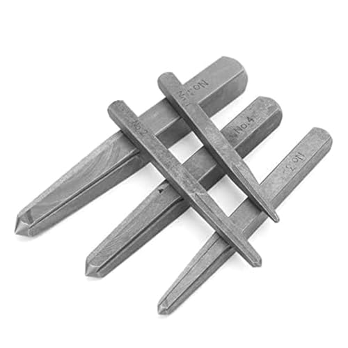 Breeshy Schraubenausdreher-Set, 5-teilig, gerade, kannelierte Schrauben, quadratischer Typ, einfaches Entfernen von Breeshy