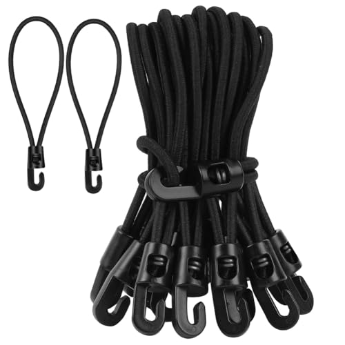 Breeshy Spanngummis mit Haken, 20 St¨¹ck Expander 10cm Gummispanner f¨¹r Plane Zeltnetz Camping von Breeshy