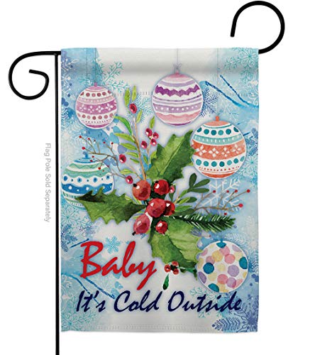 Breeze Decor Baby It's Cold Gartenflagge Winterwunderland Schneeflocke Schneemann Schlittschuh Saison Winterzeit Schneehaus Dekoration Banner kleines Yard Geschenk doppelseitig Breeze Decor Baby It's Cold Gartenflagge Winterwunderland Schneeflocke Schneemann Schlittschuh Saison Winterzeit Schneehaus Dekoration Banner kleines Yard Geschenk doppelseitig von Breeze Decor