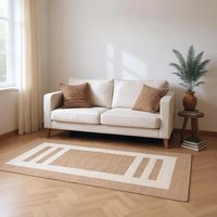Weicher Strukturierter Teppich - Handgemachte Recycelte Baumwolle 120 X 180 cm von BreezyFurnishings