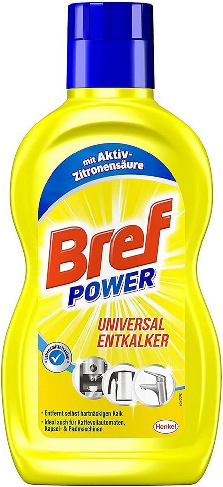 Bref Power Power Sidol Universal-Entkalker 500 ml Entkalker (1-St. Mit Aktiv-Zitronensäure) von Bref Power