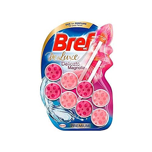 Bref Power Active Duplo Deluxe Magnolien-Toilettenkorb - 2 x 50 g von Bref