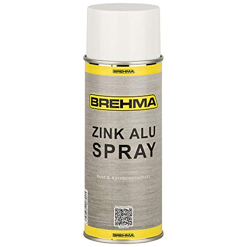 Zink Alu Spray Rostschutz Korrosionsschutz 400ml hell Grundierung von BREHMA
