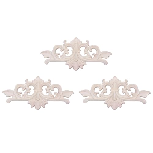 Breieenon 3Stück 22 X 10 cm Geschnitzte Ecke Onlay Applique Decor Möbel Unbemalt Breieenon 3Stück 22 X 10 cm Geschnitzte Ecke Onlay Applique Decor Möbel Unbemalt von Breieenon
