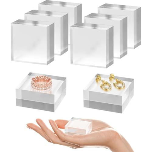 Breieenon Acrylbasis 4 Teile Acrylbl?cke f¨¹r Display 2 X 2 X 1 Square Riser Display Stands Troph?e f¨¹r Troph?enschmuck A Breieenon Acrylbasis 4 Teile Acrylbl?cke f¨¹r Display 2 X 2 X 1 Square Riser Display Stands Troph?e f¨¹r Troph?enschmuck A von Breieenon