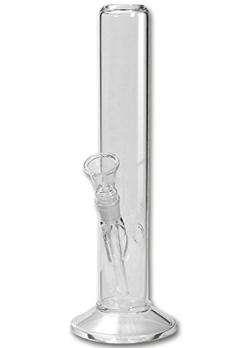 Glasbong Zylinderbong grade H 400mm Durchmesser 55mm, 18,8-Schliff (NS19), Raucherbedarf, Pfeife, Bong, Blubber, Wasserpfeife von EKNA