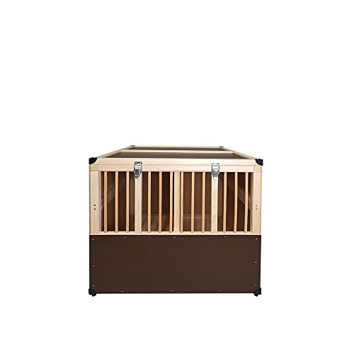 Kleintier-Transportbox aus Holz - 2 Abteilungen groß - je mit verschließbarem Innendeckel… Kleintier-Transportbox aus Holz - 2 Abteilungen groß - je mit verschließbarem Innendeckel… von Breker