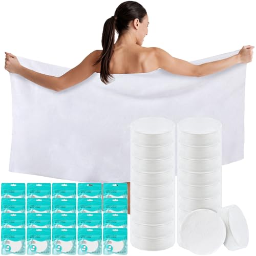 Breling Einweg-Handtuch für Reisen, 140 x 70 cm, weiches Bad, groß, tragbar, dick, einzeln verpackt, komprimiertes Handtuch für Hotel, Camping, Strand, Schwimmen, Fitnessstudio, Sauna, Spa, Wandern Breling Einweg-Handtuch für Reisen, 140 x 70 cm, weiches Bad, groß, tragbar, dick, einzeln verpackt, komprimiertes Handtuch für Hotel, Camping, Strand, Schwimmen, Fitnessstudio, Sauna, Spa, Wandern von Breling