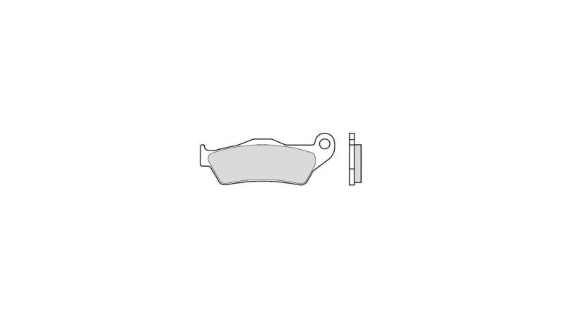 Brembo Bremsbelag Typ SP, Sintermetall mit ABE, Bremsbelag "07BB04" Satz von Brembo