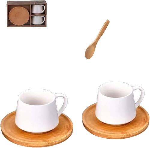 Porzellan Espressotassen Set Türkische Kaffeetasse Demitasse Set Arabisch Griechisch Kaffee Untertasse Set 2 Stück Porzellan Espressotassen Set Türkische Kaffeetasse Demitasse Set Arabisch Griechisch Kaffee Untertasse Set 2 Stück von Bremen Home