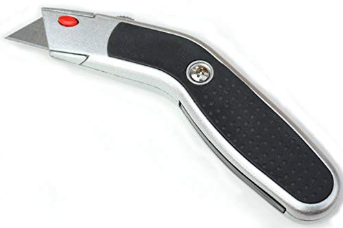 10 Profi-Cuttermesser Teppichmesser mit Trapezklinge + Vorratsfach von Bremer Werkzeughandel