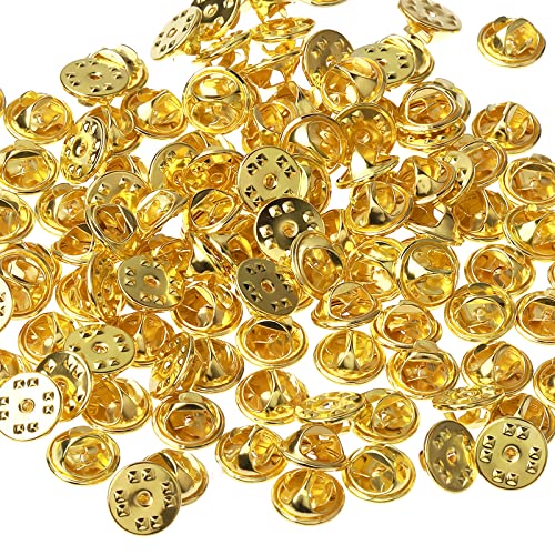 100 Pcs Metal Pin Backings Gold Pin Backs Locking Brass Pin Backs Locking Pin Backs For Enamel Pins Replacement Clutch Pin Backings For Brooch Tie Hat Badge Insignia Pin Backs Replacement(Gold) 100 Pcs Metal Pin Backings Gold Pin Backs Locking Brass Pin Backs Locking Pin Backs For Enamel Pins Replacement Clutch Pin Backings For Brooch Tie Hat Badge Insignia Pin Backs Replacement(Gold) von Bremorou