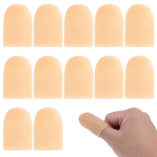 12 Stück Daumenschutz Nach Verletzung Silikon Fingerkuppenschutz Fingerlinge Fingerschutz Bei Verletzung Wasserdicht Weiche Für Triggerfinger Handekzem Fingerarthritis Bei Blasen Fingerknacken 12 Stück Daumenschutz Nach Verletzung Silikon Fingerkuppenschutz Fingerlinge Fingerschutz Bei Verletzung Wasserdicht Weiche Für Triggerfinger Handekzem Fingerarthritis Bei Blasen Fingerknacken von Bremorou