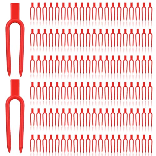 120 Stück Pflanzennadeln, Pflanzenclips für Kletterpflanzen, Erdbeerstütze, Kunststoff, Gartennadel, Wassermelonengabel, Landwirtschaft, Sicherung von Reben, Befestigungsclips für Reben wie Blumen 120 Stück Pflanzennadeln, Pflanzenclips für Kletterpflanzen, Erdbeerstütze, Kunststoff, Gartennadel, Wassermelonengabel, Landwirtschaft, Sicherung von Reben, Befestigungsclips für Reben wie Blumen von Bremorou