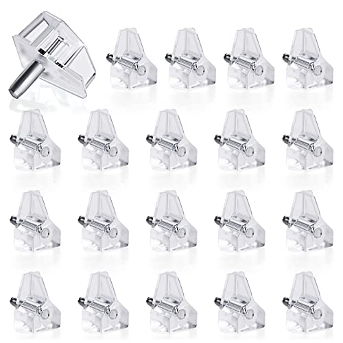 20 Stück Bodenträger Transparent 3mm Bodenträger Für Einlegeböden Regalbodenträger Kunststoff Transparent Mit Stahlstift Einlegeboden Halter Für Holz Und Glas-Böden Schrank Regal Bücherrega 20 Stück Bodenträger Transparent 3mm Bodenträger Für Einlegeböden Regalbodenträger Kunststoff Transparent Mit Stahlstift Einlegeboden Halter Für Holz Und Glas-Böden Schrank Regal Bücherrega von Bremorou