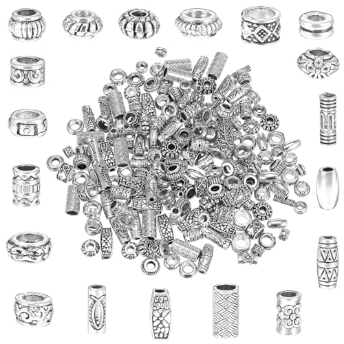 200 Stück Zwischenperlen Metall silber Metallperlen Perlenkappen Spacer Perlen Bastelperlen Zum Auffädeln mit Loch Zwischenperlen Für Armbänder Metall Silber für DIY Schmuck Herstellung 200 Stück Zwischenperlen Metall silber Metallperlen Perlenkappen Spacer Perlen Bastelperlen Zum Auffädeln mit Loch Zwischenperlen Für Armbänder Metall Silber für DIY Schmuck Herstellung von Bremorou