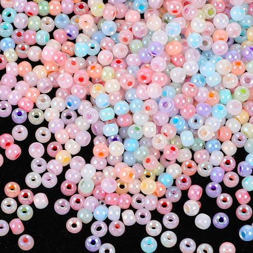 300 Stück Perlen Für Armbänder Pony Beads Bastelperlen Mit Großem Loch Glitzer Pony Perlen Mix Mehrfarbige Armbandperlen Kunststoffperlen Für Diy Schmuck Kunsthandwerk Haarflechten Schmuckdekorationen 300 Stück Perlen Für Armbänder Pony Beads Bastelperlen Mit Großem Loch Glitzer Pony Perlen Mix Mehrfarbige Armbandperlen Kunststoffperlen Für Diy Schmuck Kunsthandwerk Haarflechten Schmuckdekorationen von Bremorou