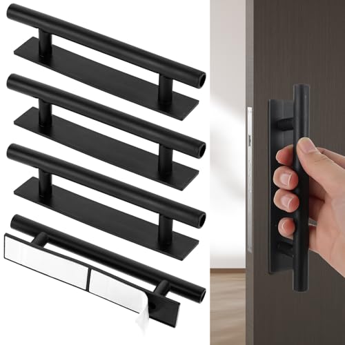 4 Stück Türgriffe Schrank Selbstklebende Griffe Schwarz Möbelgriffe Selbstklebend Türgriffe Schrankgriffe Möbelgriffe Kunststoff Balkontür Außen Ohne Bohren Griffe Für Küchenschränke Schrankgriffe 4 Stück Türgriffe Schrank Selbstklebende Griffe Schwarz Möbelgriffe Selbstklebend Türgriffe Schrankgriffe Möbelgriffe Kunststoff Balkontür Außen Ohne Bohren Griffe Für Küchenschränke Schrankgriffe von Bremorou