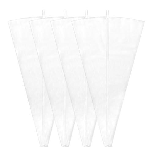 Bremorou 4 Stck Wiederverwendbare Silikon Spritzbeutel, Spritzbeutel Mit Tllen, Spritztllen Set, Fr Standard Spitzen, Durchscheinend, 30.5 18 Cm, Wei Bremorou 4 Stck Wiederverwendbare Silikon Spritzbeutel, Spritzbeutel Mit Tllen, Spritztllen Set, Fr Standard Spitzen, Durchscheinend, 30.5 18 Cm, Wei von Bremorou