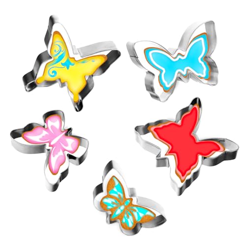 Bremorou 5 Stück Schmetterling Ausstechformen Brotausstecher Schmetterlings Ausstecher Backen Ausstechform Edelstahl Keksausstecher Set Schmetterlings Ausstecher Formen Bremorou 5 Stück Schmetterling Ausstechformen Brotausstecher Schmetterlings Ausstecher Backen Ausstechform Edelstahl Keksausstecher Set Schmetterlings Ausstecher Formen von Bremorou