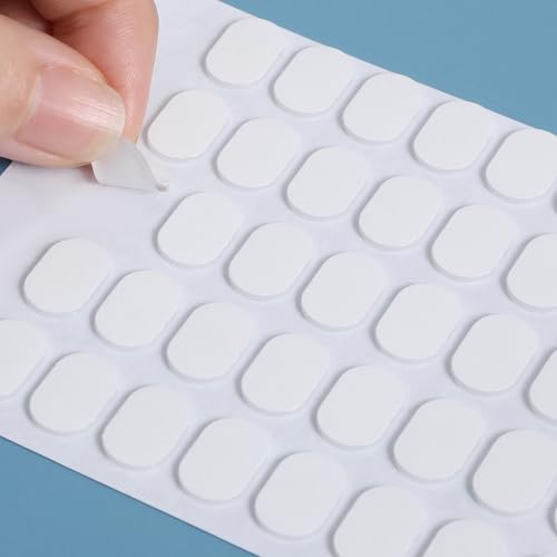 520 Stück Klebepunkte Oval Doppelseitige Transparent Klebepads Doppelseitig Zum Basteln Selbstklebend Klebepads Ablösbar Für Luftballons Partydekorationen Keine Spuren 1.3 × 0.8 × 0.1 Cm von Bremorou