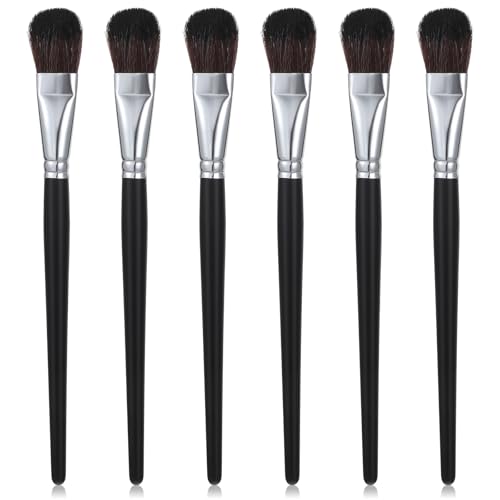6 Stück Verwaschpinsel Acryl Runde Pinsel Blending Blender Brush Mopp-Pinsel Ovaler Misch Mopppinsel Mit Holzgriff Für Aquarell Acrylfarbe Gesichtskörperkunst 6 Stück Verwaschpinsel Acryl Runde Pinsel Blending Blender Brush Mopp-Pinsel Ovaler Misch Mopppinsel Mit Holzgriff Für Aquarell Acrylfarbe Gesichtskörperkunst von Bremorou