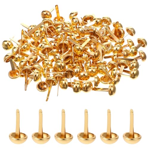 Bremorou 300 Stück Musterbeutelklammern Musterklammern Rundkopfklammern Mini Brads Postklammern Mini Brads Musterbeutelklammern Musterbeutelklammer Rundkopfklammern Groß Für Schule Büro Papier (Gold) Bremorou 300 Stück Musterbeutelklammern Musterklammern Rundkopfklammern Mini Brads Postklammern Mini Brads Musterbeutelklammern Musterbeutelklammer Rundkopfklammern Groß Für Schule Büro Papier (Gold) von Bremorou