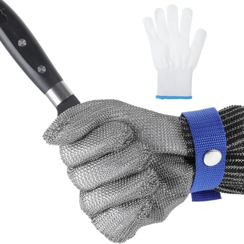Bremorou Schnittschutzhandschuhe Küche Kettenhandschuh Schnittfeste Handschuhe Arbeitshandschuhe Schnittfest Schnittschutzhandschuhe Edelstahl Für Fleischschneiden Austernöffnen Bremorou Schnittschutzhandschuhe Küche Kettenhandschuh Schnittfeste Handschuhe Arbeitshandschuhe Schnittfest Schnittschutzhandschuhe Edelstahl Für Fleischschneiden Austernöffnen von Bremorou
