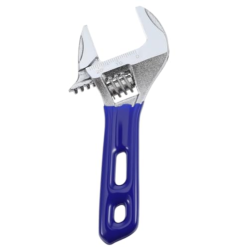 Bremorou Verstellbarer Schraubenschlüssel, 10,2 cm, dünn, breite Öffnung, kleiner Schraubenschlüssel mit gepolstertem Griff, verstellbarer Schraubenschlüssel mit 2 mm schmaler Backe für einfachen Bremorou Verstellbarer Schraubenschlüssel, 10,2 cm, dünn, breite Öffnung, kleiner Schraubenschlüssel mit gepolstertem Griff, verstellbarer Schraubenschlüssel mit 2 mm schmaler Backe für einfachen von Bremorou