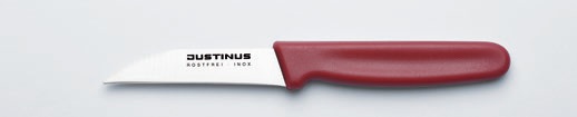 Küchenmesser geb., 7cm Fine Cut roter Griff Küchenmesser geb., 7cm Fine Cut roter Griff von Brenger & Co.